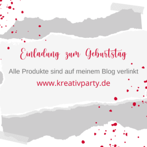 Einladung zum Geburtstag