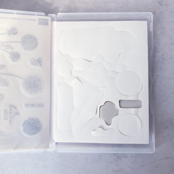 Stempelset: "Wünsche aus dem Garten" von Stampin' Up!: 11 Gummitstempel (gebraucht)