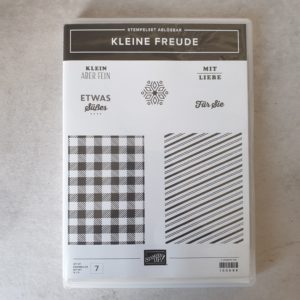 Stempelset: "Kleine Freude" von Stampin' Up!: 7 Gummitstempel (gebraucht)