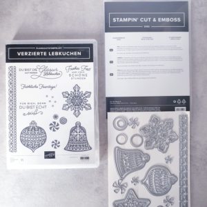 Produktpaket "Verzierte Lebkuchen"; Stempelset & Stanzformen von Stampin' Up!