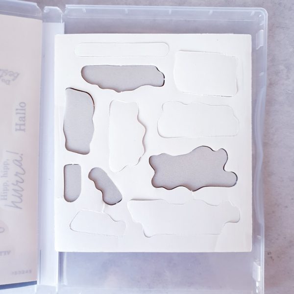 Stempelset: "Nur das Beste" von Stampin' Up!: 11 Gummitstempel (gebraucht)