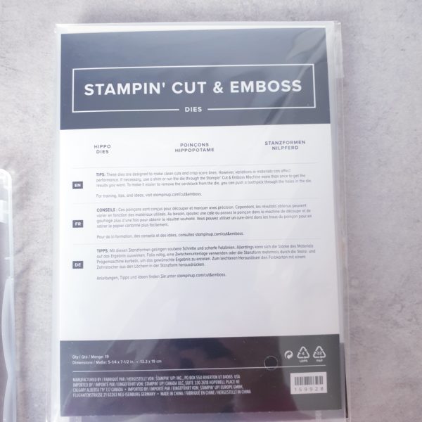 Produktpaket "Hippe Grüsse"; Stempelset & Stanzformen von Stampin' Up!