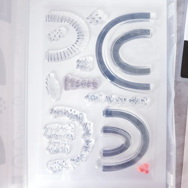 Produktpaket "Farbenfrohe Freude"; Stempelset & Stanzformen von Stampin' Up!