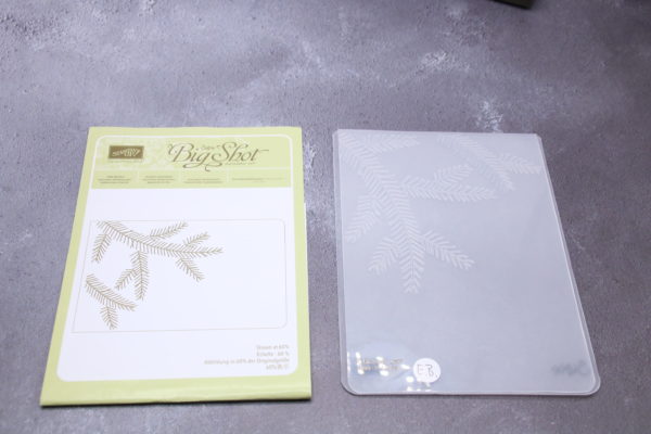 Prägeform "Tannenzweig" von Stampin' Up!: 1 Prägeform, 11,4 x 15,7 cm