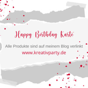 Happy Birthday-Karte